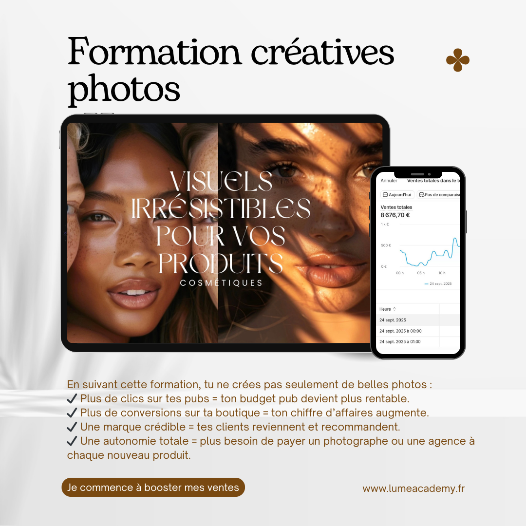 Formation Express: Créer des Visuels E-commerce Impactants