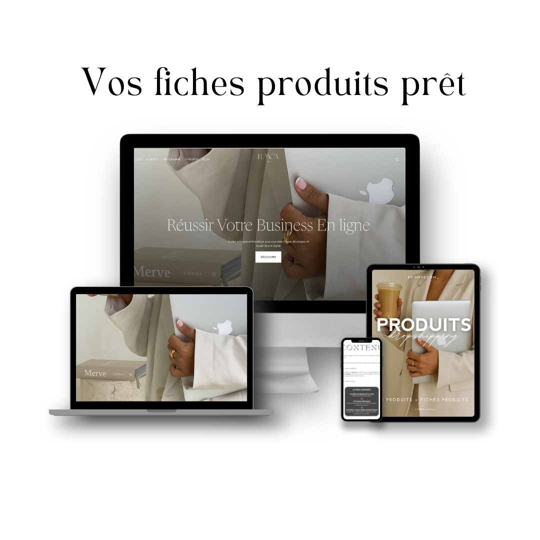 10 produits Gagnant Dropshipping + Fiches produits & Fournisseurs